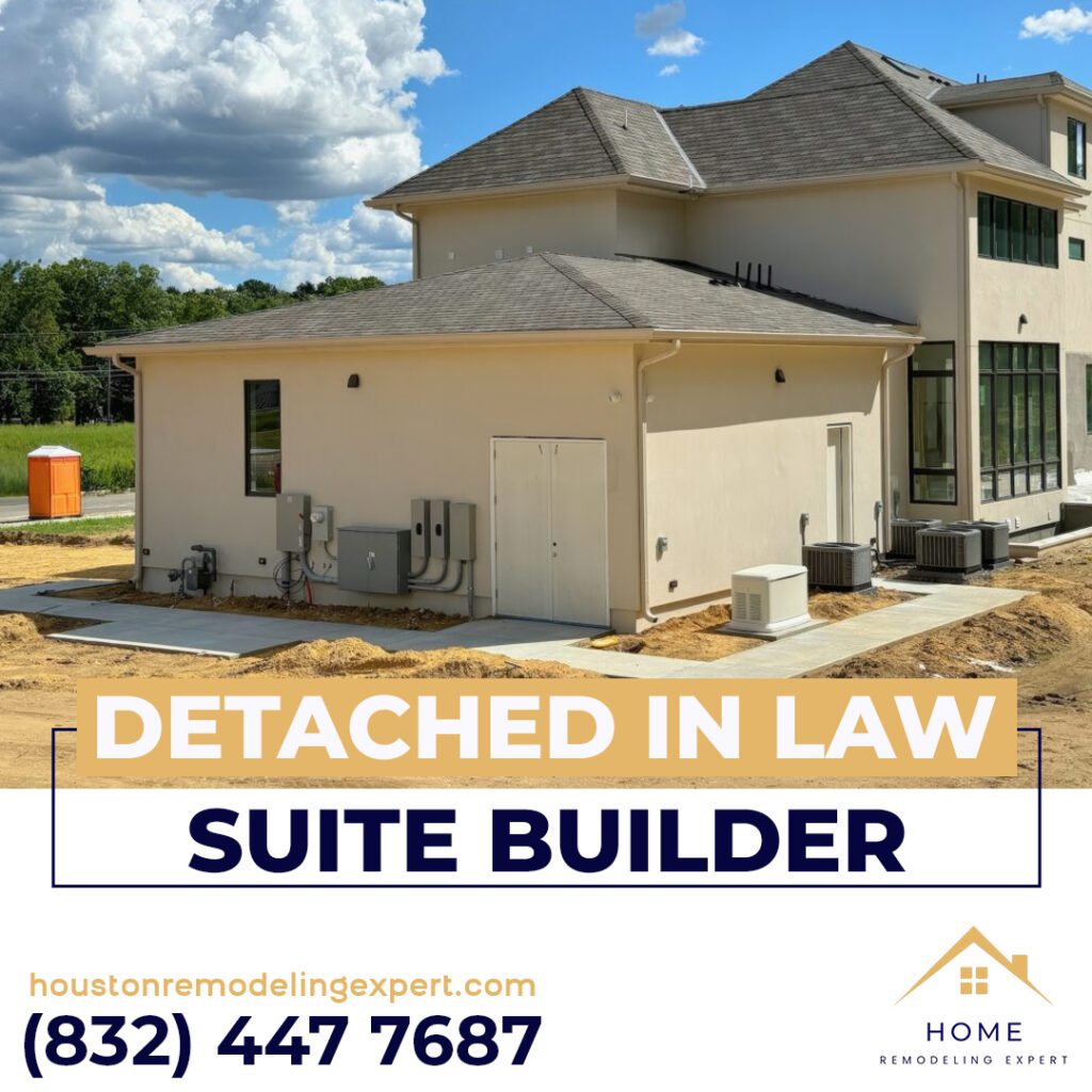 Detached in law suite builder In Houston free consult