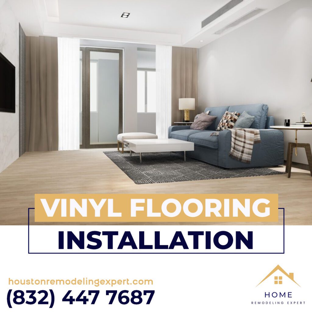 Vinyl flooring installation In Houston Free estimate
