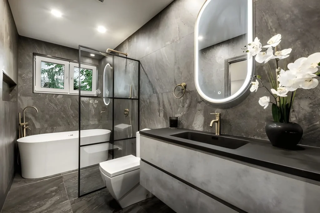 Elegant bathroom renovation completed through expert Home Remodeling in Southside Place